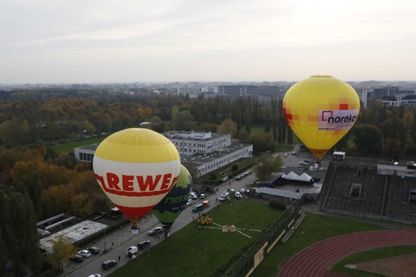 Ilustracja do informacji: Lekarty najmniejszą miejscowością wśród odkrywców balonowych